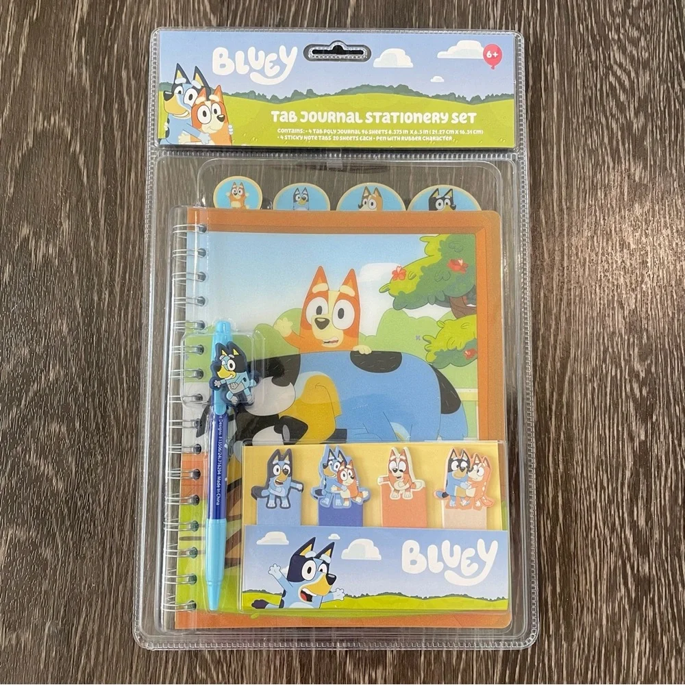 New! Bluey Tab Journal Stationary Set - Picture 3 of 16